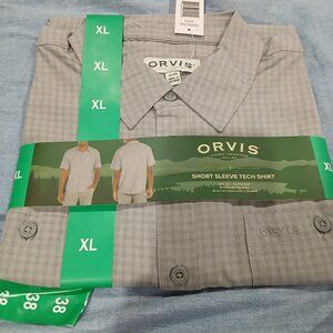 Orvis men's collared short sleeved shirt
